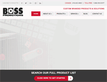 Tablet Screenshot of bosspro.com